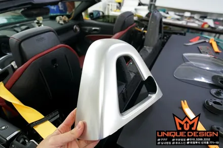 SLC43AMG 풀랩핑 시공기, 의정부 랩핑, 의정부 카스킨, 유니크디자인, 에이버리슈프림다크그린펄 / 의정부 신곡동