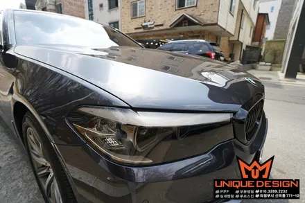 의정부 라이트필름 부착시공, BMW 라이트보호, 의정부 랩핑, 카스킨, 유니크디자인 / 의정부 신곡동