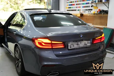 BMW 530D(G30) 테일램프 라이트필름 부착하여 톤다운 실현! / 의정부 신곡동