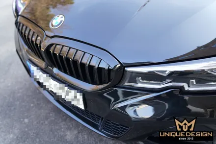 BMW 320i MSP 키드니그릴 랩핑 시공! / 의정부 신곡동