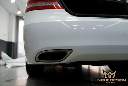에쿠스 전체랩핑 차량 사고수리 시공기- 3M2080 화이트골드스파클 / 의정부 신곡동