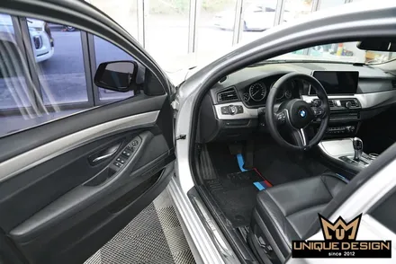 BMW F10 5시리즈 실내랩핑- 티타늄브러쉬 / 의정부 신곡동