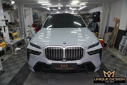 BMW X7 크롬딜리트(크롬죽이기) 고광택랩핑 시공기- / 의정부 신곡동