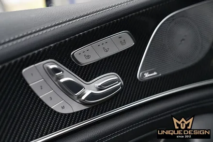 GT43AMG 실내랩핑 시공으로 리얼카본패턴 입히기- / 의정부 신곡동