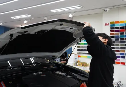강남랩핑[제이스랩]:: 아우디Q8 사틴블랙 전체랩핑/ 그릴랩핑 / 블랙아우디 / 강남, 서초, 선릉