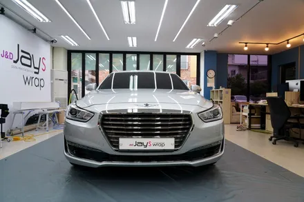 블랙PPF 블랙유광랩핑 제네시스 eq900 전체랩핑 강남랩핑 / 강남, 서초, 선릉