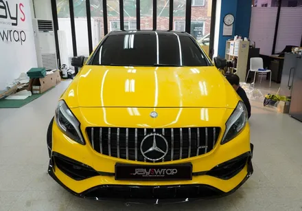 강남랩핑[제이스랩]:: 벤츠A 45 AMG 포인트 래핑/ 데칼 시공 / 강남, 서초, 선릉
