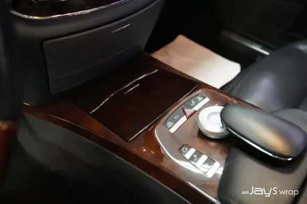 강남랩핑[제이스랩]:: 벤츠 S클래스 3M 리얼 카본 필름 실내랩핑 / 강남, 서초, 선릉