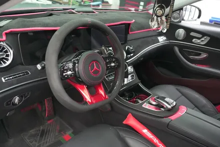강남랩핑[제이스랩]:: 벤츠 E63 AMG 무광 다크그레이 전체랩핑/ LB필름 / 강남, 서초, 선릉