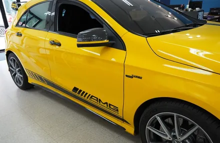 강남랩핑[제이스랩]:: 벤츠A 45 AMG 포인트 래핑/ 데칼 시공 / 강남, 서초, 선릉