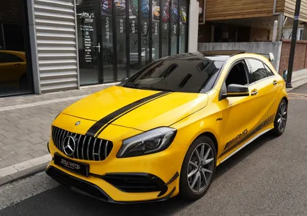 강남랩핑[제이스랩]:: 벤츠A 45 AMG 포인트 래핑/ 데칼 시공 / 강남, 서초, 선릉