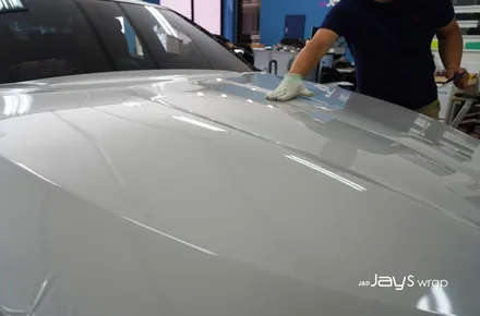 강남랩핑[제이스랩] BMW535d 유광그레이 전체랩핑 / 재시공/필름제거 / 강남, 서초, 선릉
