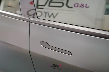 테슬라 모델3 블랙락그레이메탈릭 전체랩핑 - 강남랩핑/위례랩핑/제이스랩(Jayswrap) / 강남, 서초, 선릉