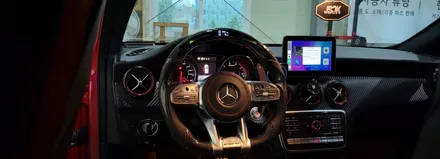 벤츠 a45amg 퍼포먼스핸들 화려함의 끝판왕~!! / 오산시 두곡동