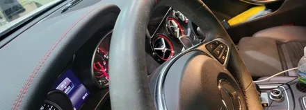 벤츠 CLA45AMG 퍼포먼스핸들 새로운 핸들로 바뀐 모습은~!! / 오산시 두곡동