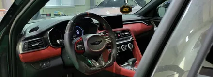 제네시스 g70 카본디컷 핸들 제대로 된 작업 모습 보고 가세요~!! / 오산,동탄,수원