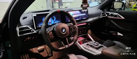 bmw 420i 카본핸들 장착 제이비커스텀 / 오산시 두곡동