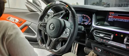 BMW핸들 확실한 포인트를 주는 퍼포먼스와 함께 / 오산시 두곡동