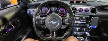 머스탱 5.0 gt 카본디컷핸들 제이비커스텀에서 멋지게 바뀌었습니다 / 오산시 두곡동