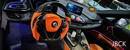 BMW i8 퍼포먼스 카본핸들 제이비커스텀 출고 / 오산시 두곡동