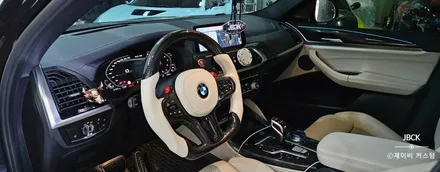 BMW x4m 카본핸들 장착출고 제이비커스텀 / 오산시 두곡동
