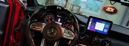 벤츠 a45amg 퍼포먼스핸들 화려함의 끝판왕~!! / 오산시 두곡동