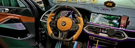 BMW X7 카본디컷 핸들 교체하나로 주행 즐거움 업~!! / 오산,동탄,수원