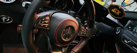 벤츠 a45amg 카본핸들 장착출고 제이비커스텀 / 오산,동탄,수원