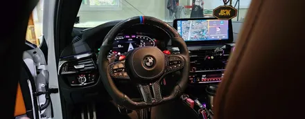 BMW f90 m5 카본핸들 장착출고 제이비커스텀 / 오산시 두곡동