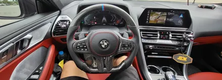 BMW 840i 카본디컷핸들 순정기능 모두 활성화 출고완료 / 오산 서부로