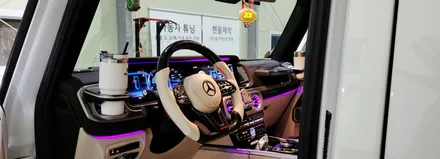 벤츠 G400 카본디컷핸들 장착 / 벤츠 / G-클래스(G바겐) / 오산 서부로