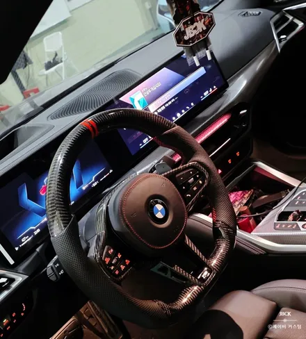 bmw 420i 카본핸들 장착 제이비커스텀 / 오산시 두곡동