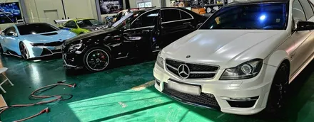 벤츠 w204 C63amg 신형개조 출고 제이비커스텀 / 오산시 두곡동