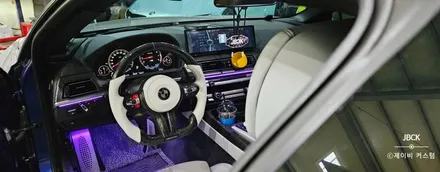 BMW 카본핸들 m6 장착출고 제이비커스텀 / 오산시 두곡동