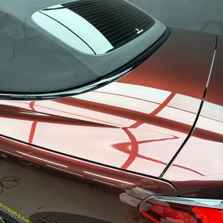 BMW 420i 컨버터블 전체랩핑, 화이트에서 버건디로 분위기를 완전히 바꿔봤습니다. / 인천 계양