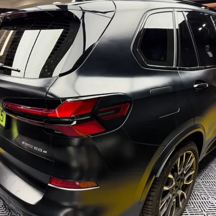 BMW X5 사틴블랙 전체랩핑, 순정 같은 프리미엄 컬러 완성 | 부천 제이비랩 / 인천 계양