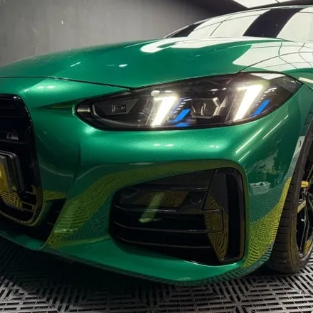 BMW 440i 아일 오브 맨 그린 메탈릭 전체랩핑｜깊이감 있는 그린 컬러로 완성 / 인천 계양