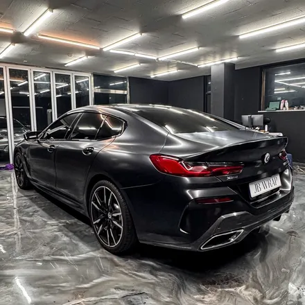 BMW M850i 사틴블랙 전체랩핑 시공 | 순정 이상의 존재감 / 인천 계양