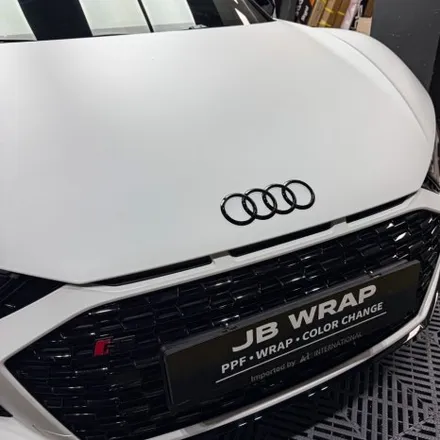 아우디 R8 스파이더 매트화이트 전체랩핑 완성｜부천 랩핑 전문 JBWRAP / 인천 계양