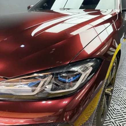 BMW 420i 컨버터블 전체랩핑, 화이트에서 버건디로 분위기를 완전히 바꿔봤습니다. / 인천 계양