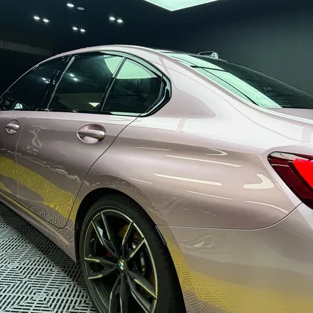 BMW 340i 패션 핑크 전체랩핑 고급 컬러 완성 / 인천 계양