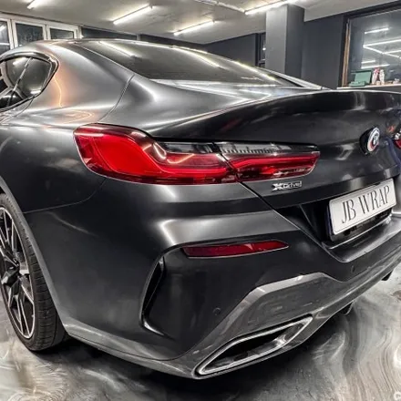 BMW M850i 사틴블랙 전체랩핑 시공 | 순정 이상의 존재감 / 인천 계양