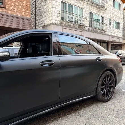 벤츠 S63 AMG 사틴블랙 전체랩핑 | 고성능 세단의 품격을 완성한 컬러 체인지 / 인천 계양