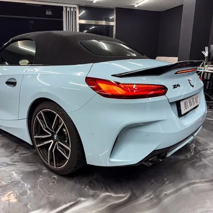 BMW Z4 걸프블루 전체랩핑 시공 | 분위기가 완전히 달라진 로드스터 / 인천 계양
