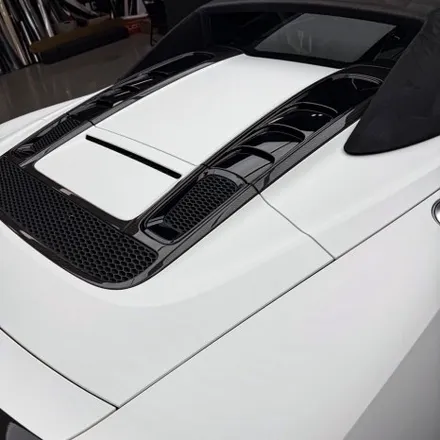 아우디 R8 스파이더 매트화이트 전체랩핑 완성｜부천 랩핑 전문 JBWRAP / 인천 계양