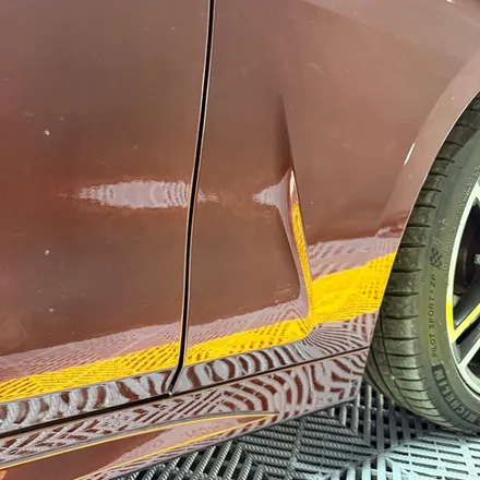 BMW 420i 컨버터블 전체랩핑, 화이트에서 버건디로 분위기를 완전히 바꿔봤습니다. / 인천 계양