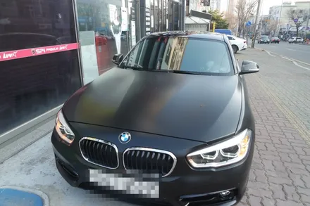 안산썬팅 BMW 118D,(feat,솔라가드노블레스 노블레스K)