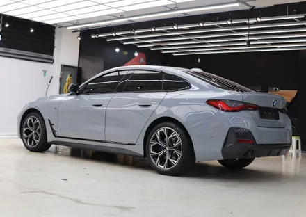 전북 전주 레인보우i90블랙 썬팅 ppf 유리막코팅 BMW 420i 그란쿠페 신차꾸미기 / 전주 덕진구 장동