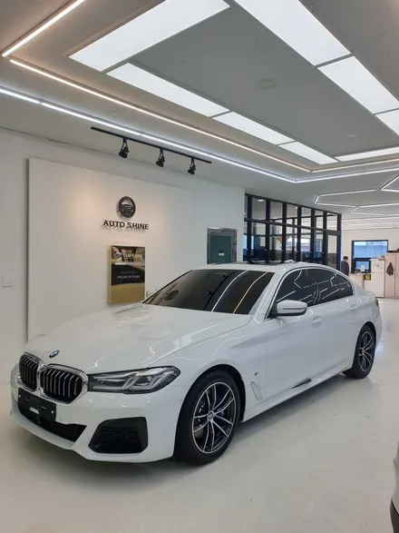 전주 썬팅 루마버텍스900 700 유리막코팅 잘하는곳 - BMW 520i / 전주 덕진구 장동