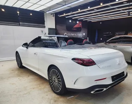 전주 후퍼옵틱 클래식썬팅 썬팅 벤츠 CLE200 cabriolet 에 시공 / 전주 덕진구 장동